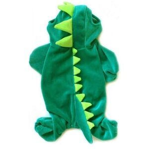 NEW Dog Dinosaur Costume Green Pet Clothes 3X weight 50-70Ibs